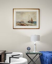 Hotel_room_interior_with_bright_table_lamp