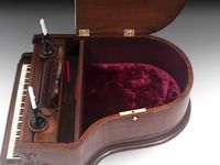 Antique Piano Jewellery Box-17